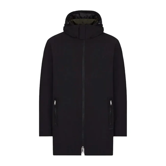 JACKET FULL ZIP Man Black Rosin 