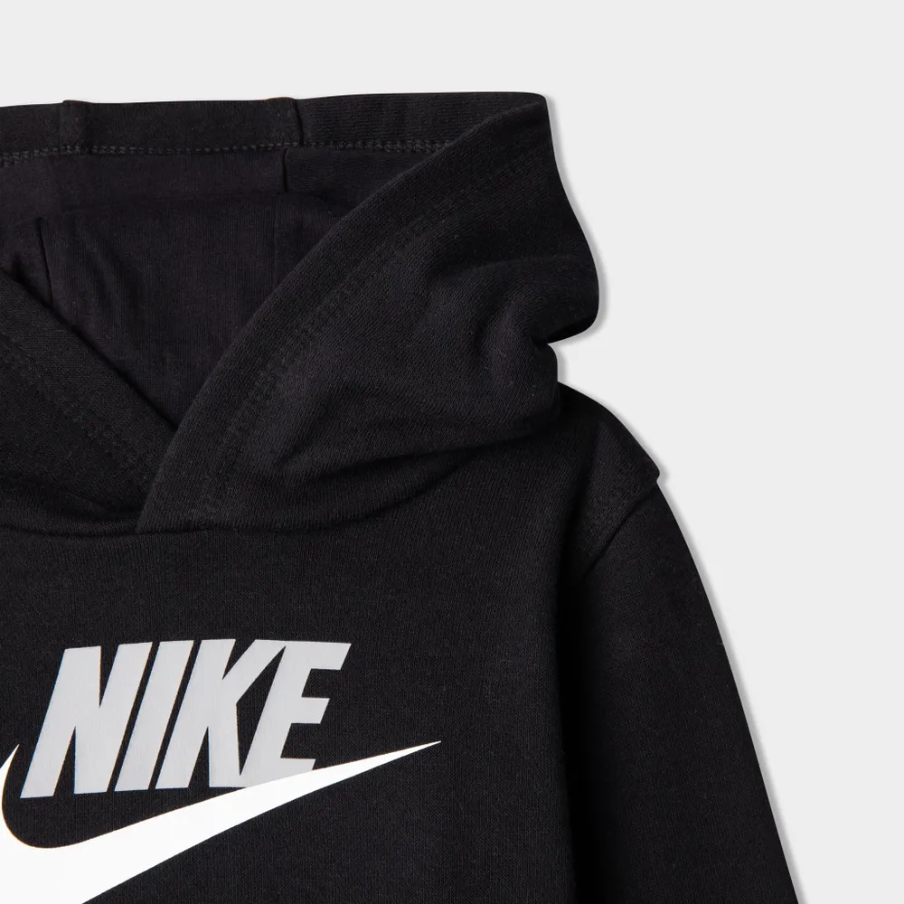 JD Sports Nike Infants’ Pullover Hoodie and Joggers Set Black / Light Smoke Grey