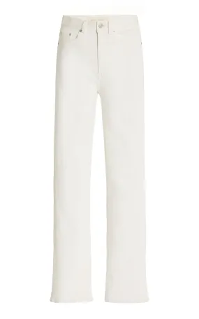 Jeanerica Eiffel Stretch High-Rise Straight-Leg Jeans