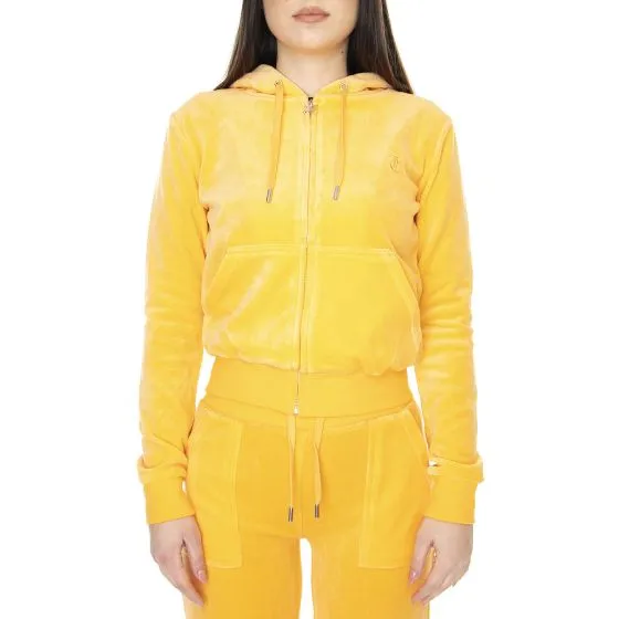 JUICY COUTURE W' Cotton Rich Robertson Hoodie Blazing Ora