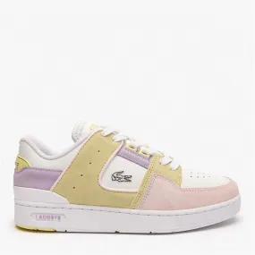 Lacoste Womens Court Cage Trainers Pink/White