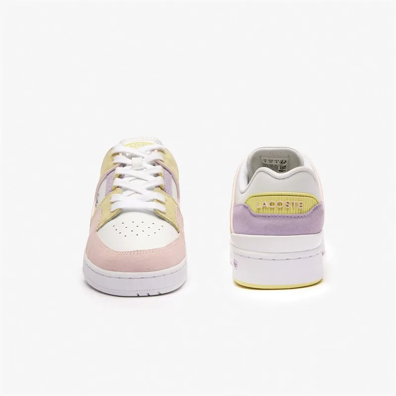 Lacoste Womens Court Cage Trainers Pink/White