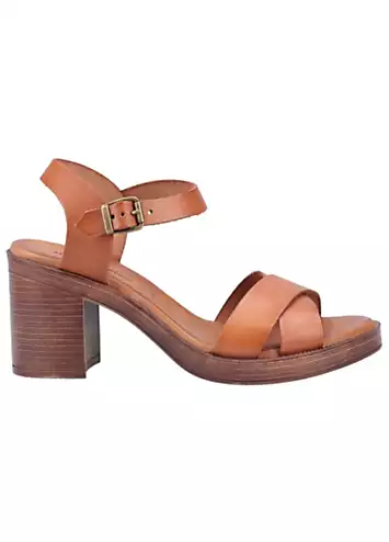 Ladies Brown Georgia Sandals by Hush Puppies | Look Again