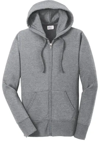 Ladies Port & Company  Core Fleece Full-Zip Hooded Sweatshirt