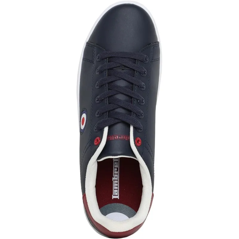 Lambretta Mens Pinball 2 Trainers Navy