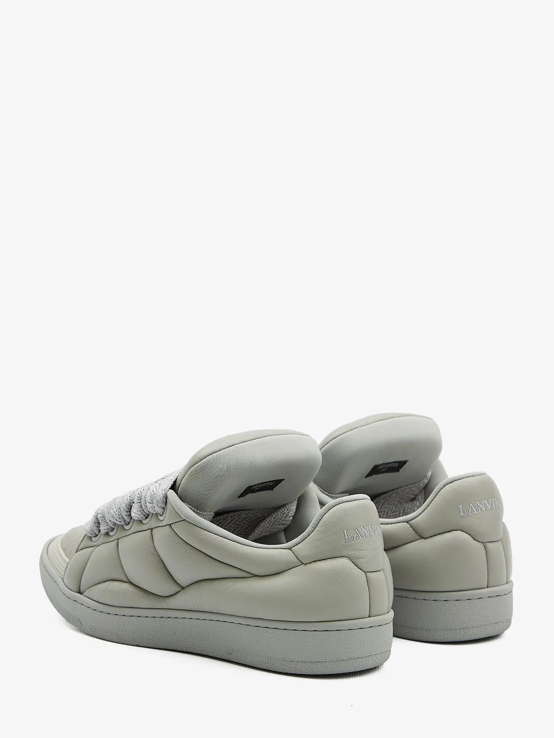 LANVIN Grey Curb XL Low Top Sneakers for Men - FW23 Collection