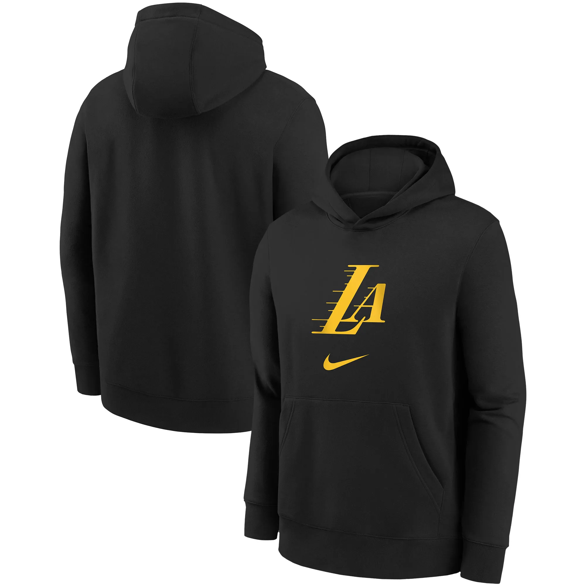 Lids Youth Nike  Black Los Angeles Lakers 2023/24 City Edition Essential Pullover Hoodie