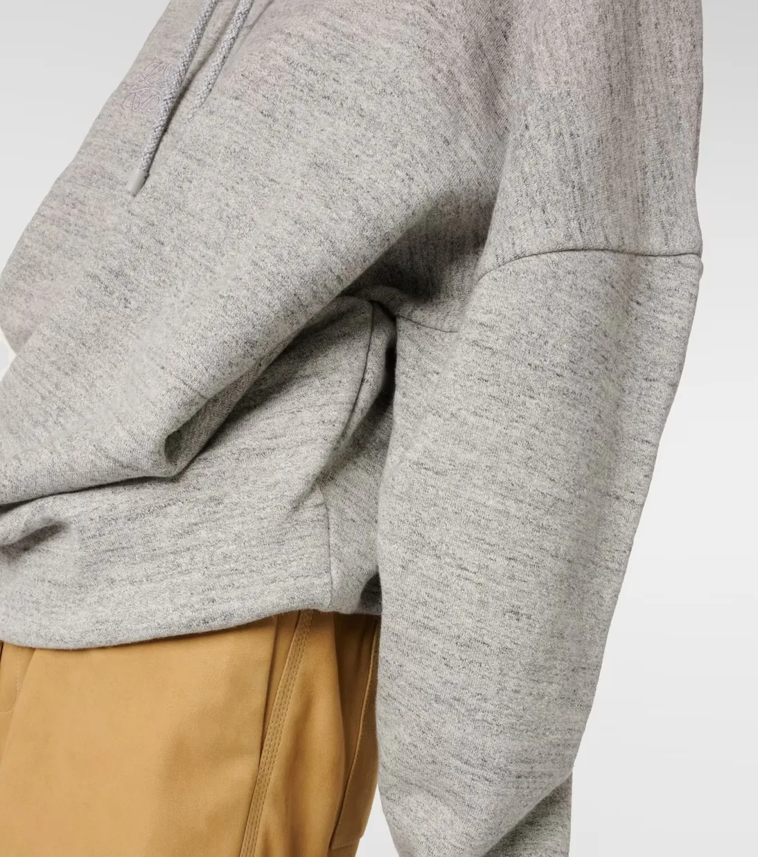 LOEWE  |Draped hoodie in cotton