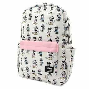 Loungefly X Disney Minnie & Mickey Pastel Nylon Backpack