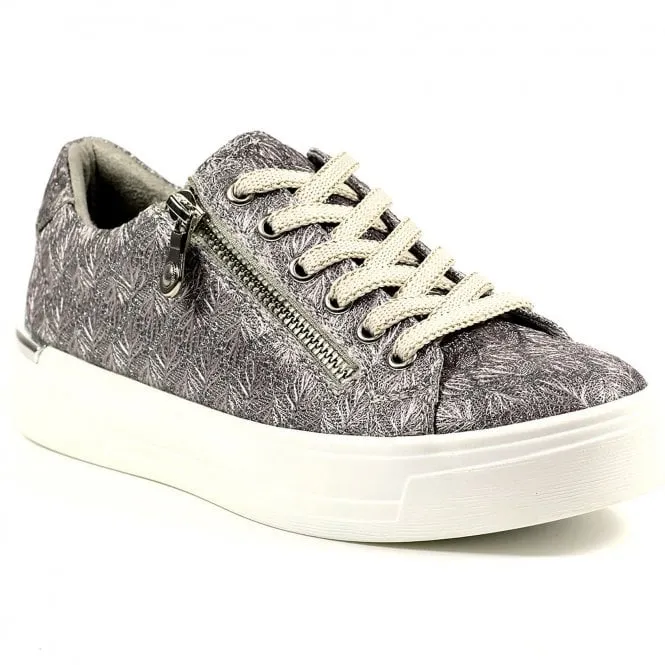 Lunar  Womens Layne Pewter Trainers DLB044 PW