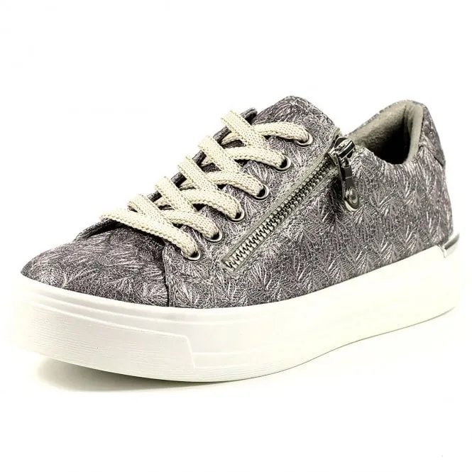 Lunar  Womens Layne Pewter Trainers DLB044 PW