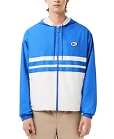 Macy's Lacoste Men's Colorblocked Full-Zip Hooded Jacket