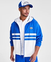 Macy's Lacoste Men's Colorblocked Full-Zip Hooded Jacket