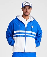 Macy's Lacoste Men's Colorblocked Full-Zip Hooded Jacket