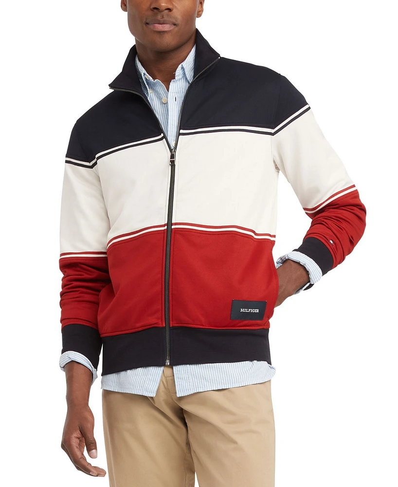 Macy's Tommy Hilfiger Men's Colorblocked Zip Track Jacket