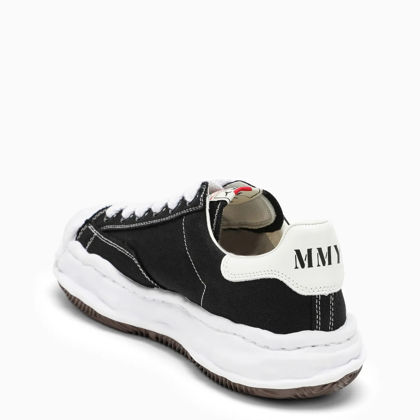 Maison Mihara Yasuhiro    Maison Mihara Yasuhiro Black Canvas Blakey Low Top Sneakers