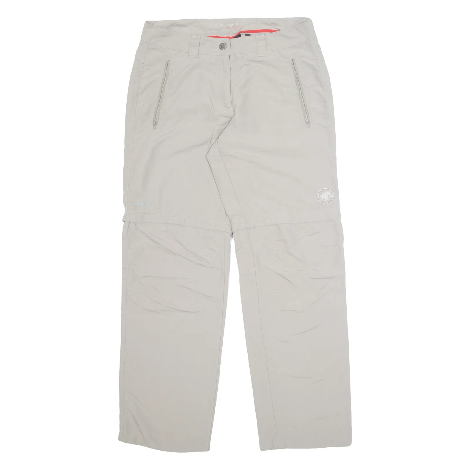 MAMMUT Outdoor Womens Trousers Grey Regular Straight W30 L30