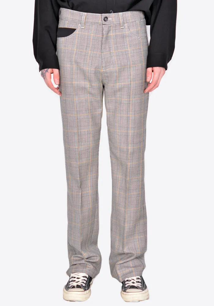 MARNI PUMU0191QU PRINCE OF WALES TAILORING WOOL TROUSERS