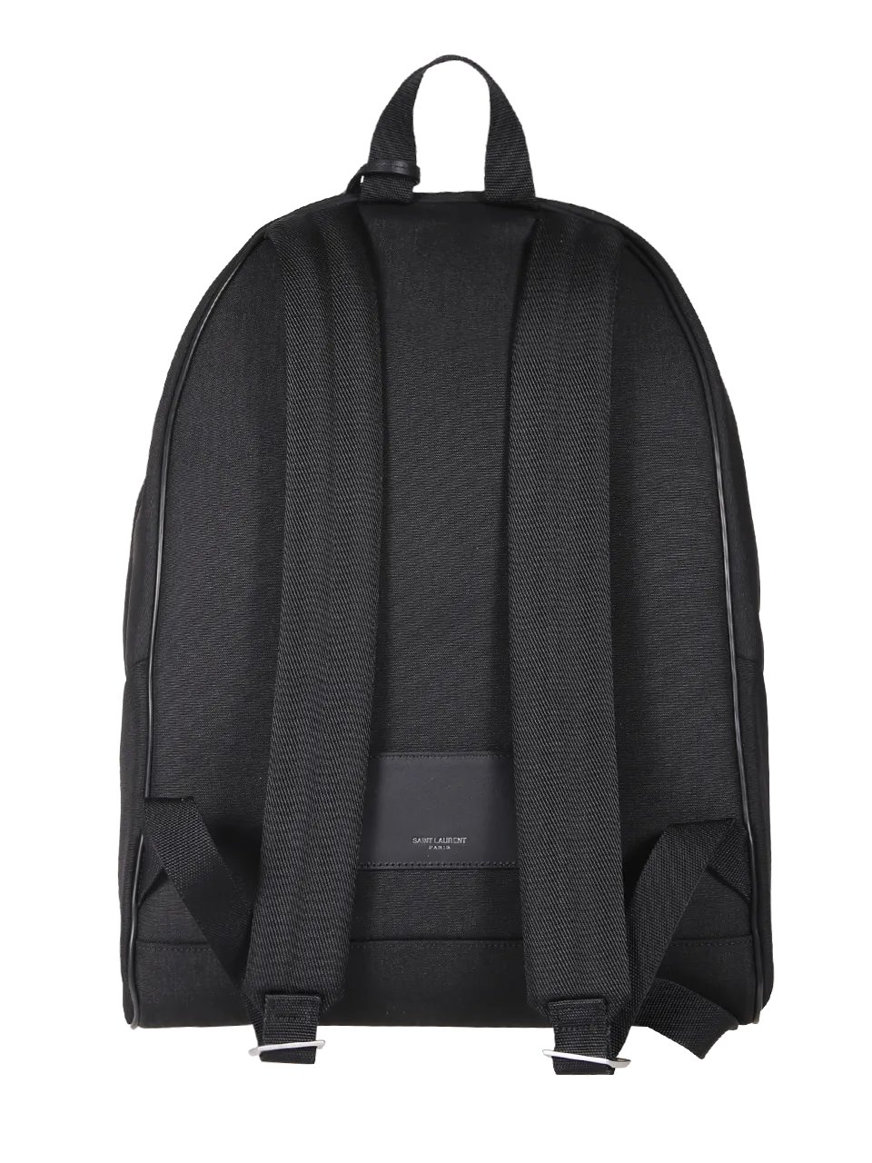 MEN SAINT LAURENT BLACK CANVAS BAG CITY BACKPACK