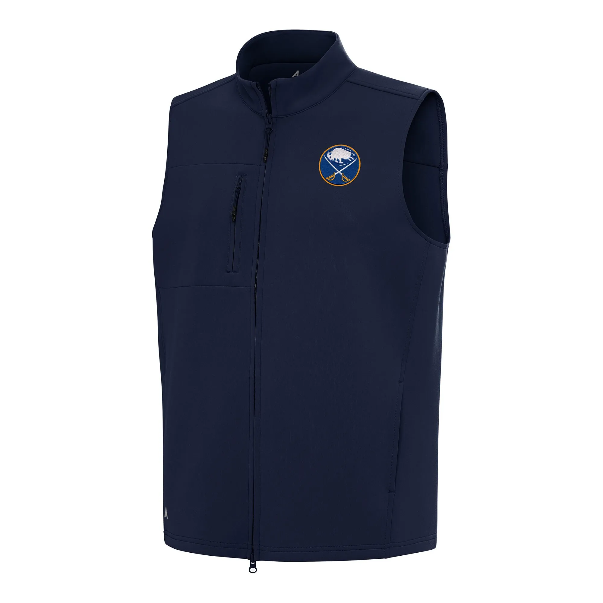 Men's Buffalo Sabres Antigua Navy Demand Full-Zip Vest