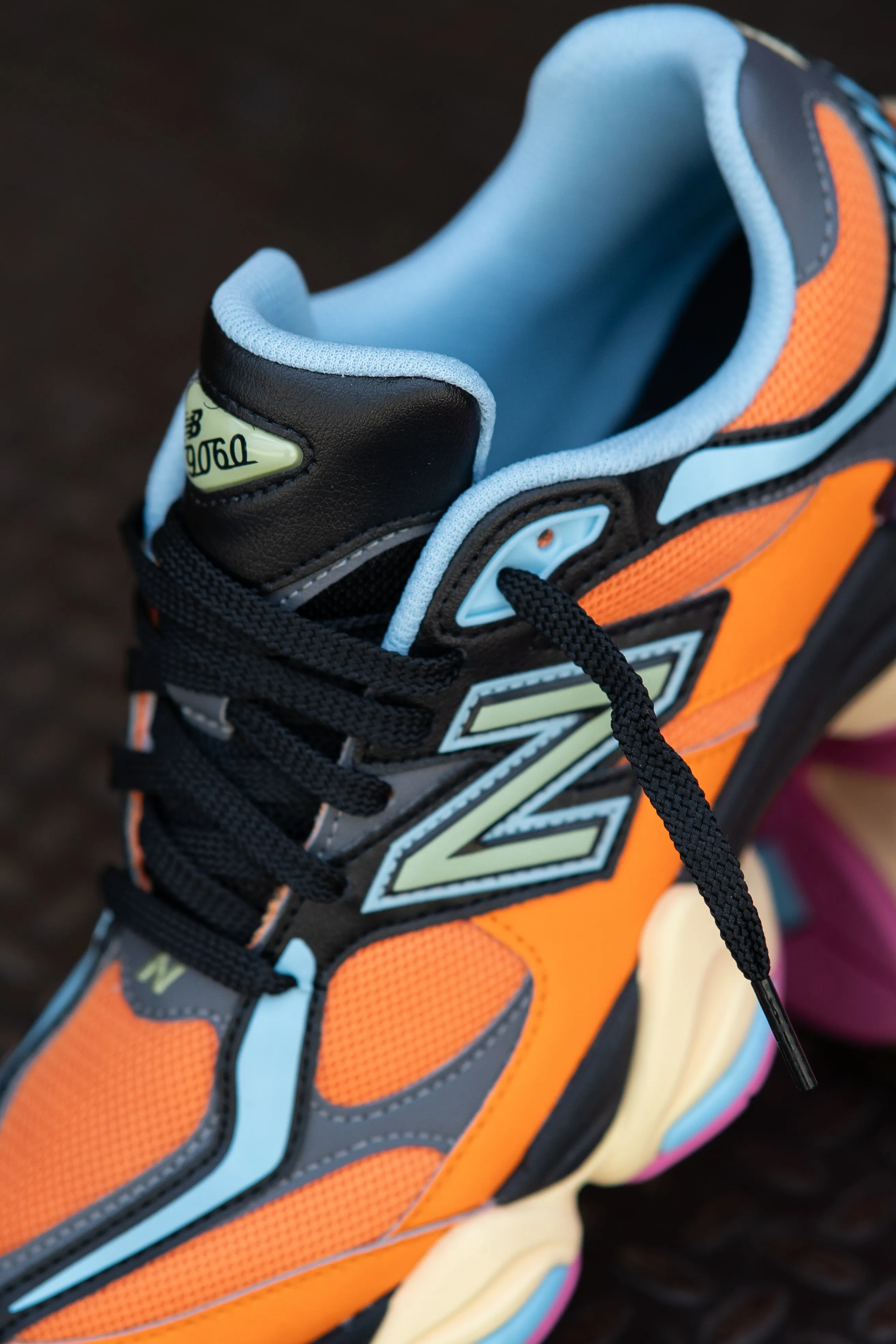 Mens New Balance 9060 (Orange/Black) - U9060OGB