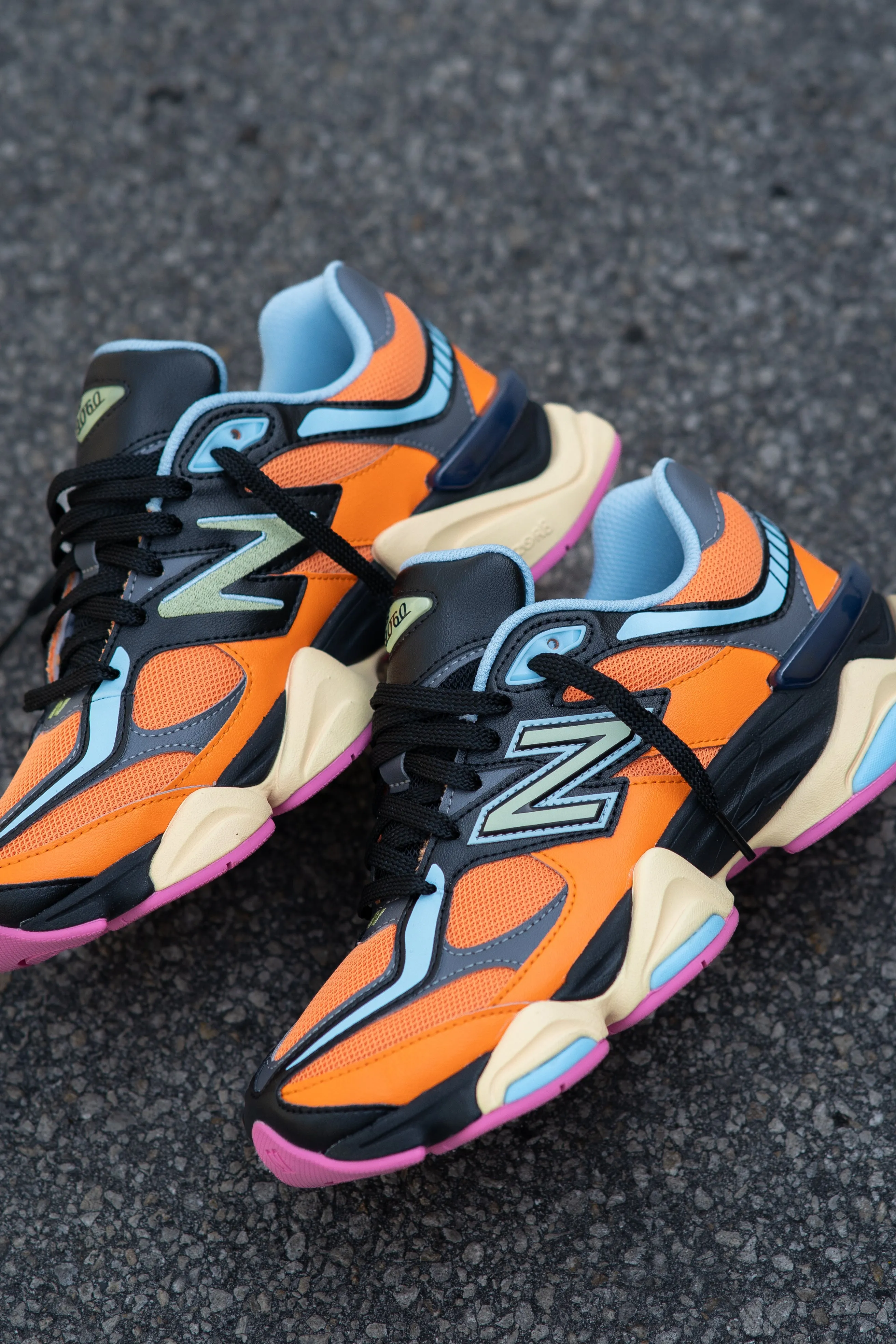 Mens New Balance 9060 (Orange/Black) - U9060OGB