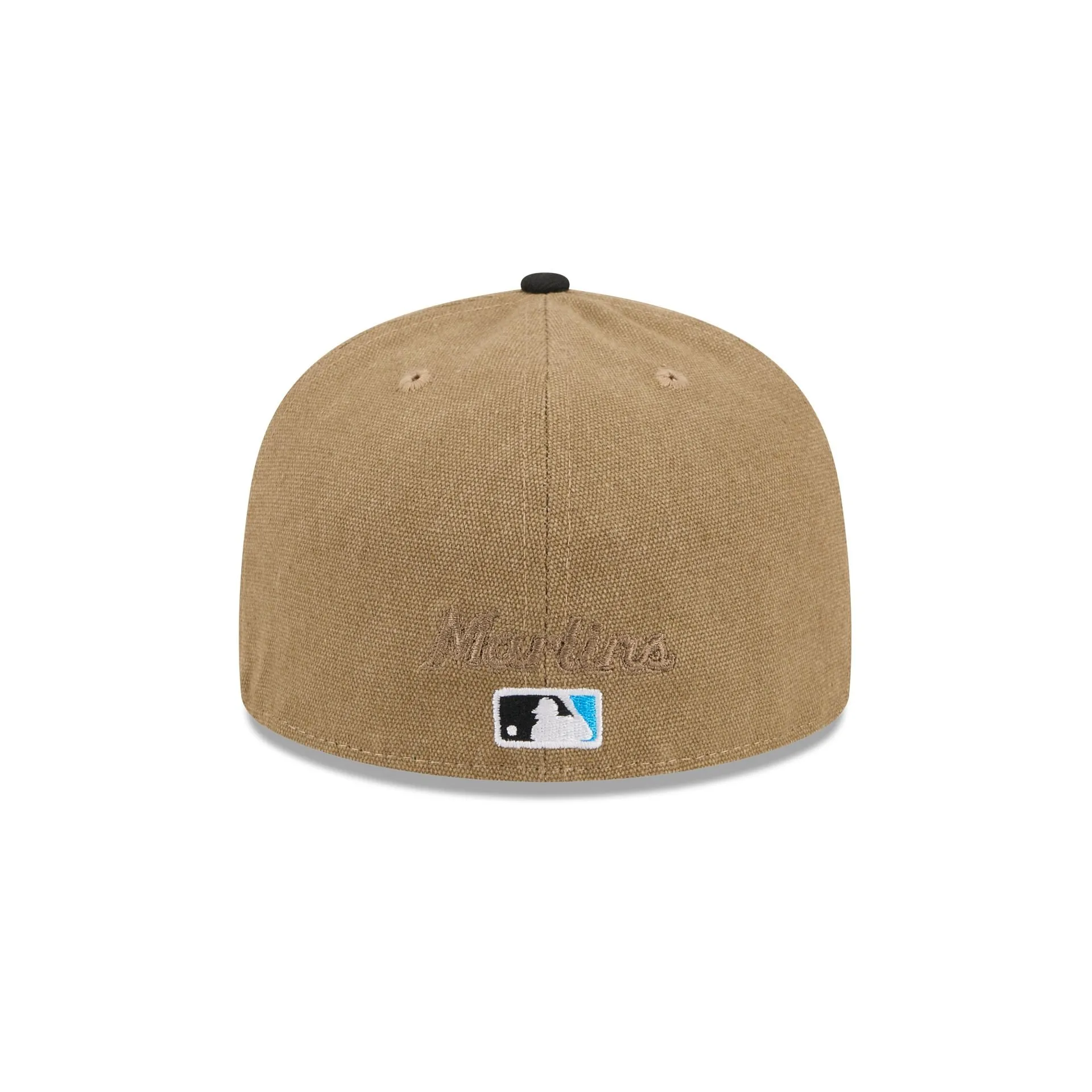 Miami Marlins Canvas Crown 59FIFTY Fitted Hat