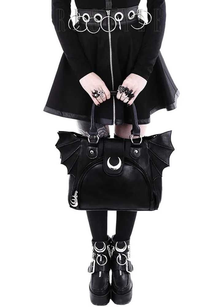 Moon Bat Elegant Goth Bag