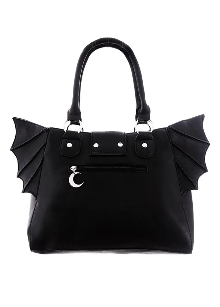 Moon Bat Elegant Goth Bag