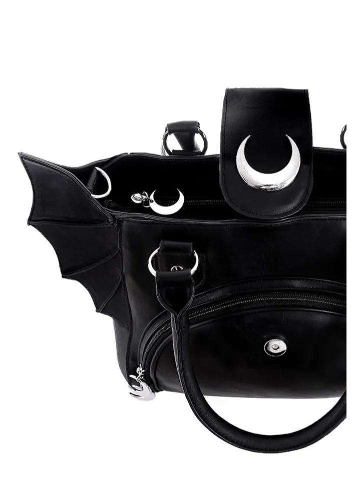 Moon Bat Elegant Goth Bag