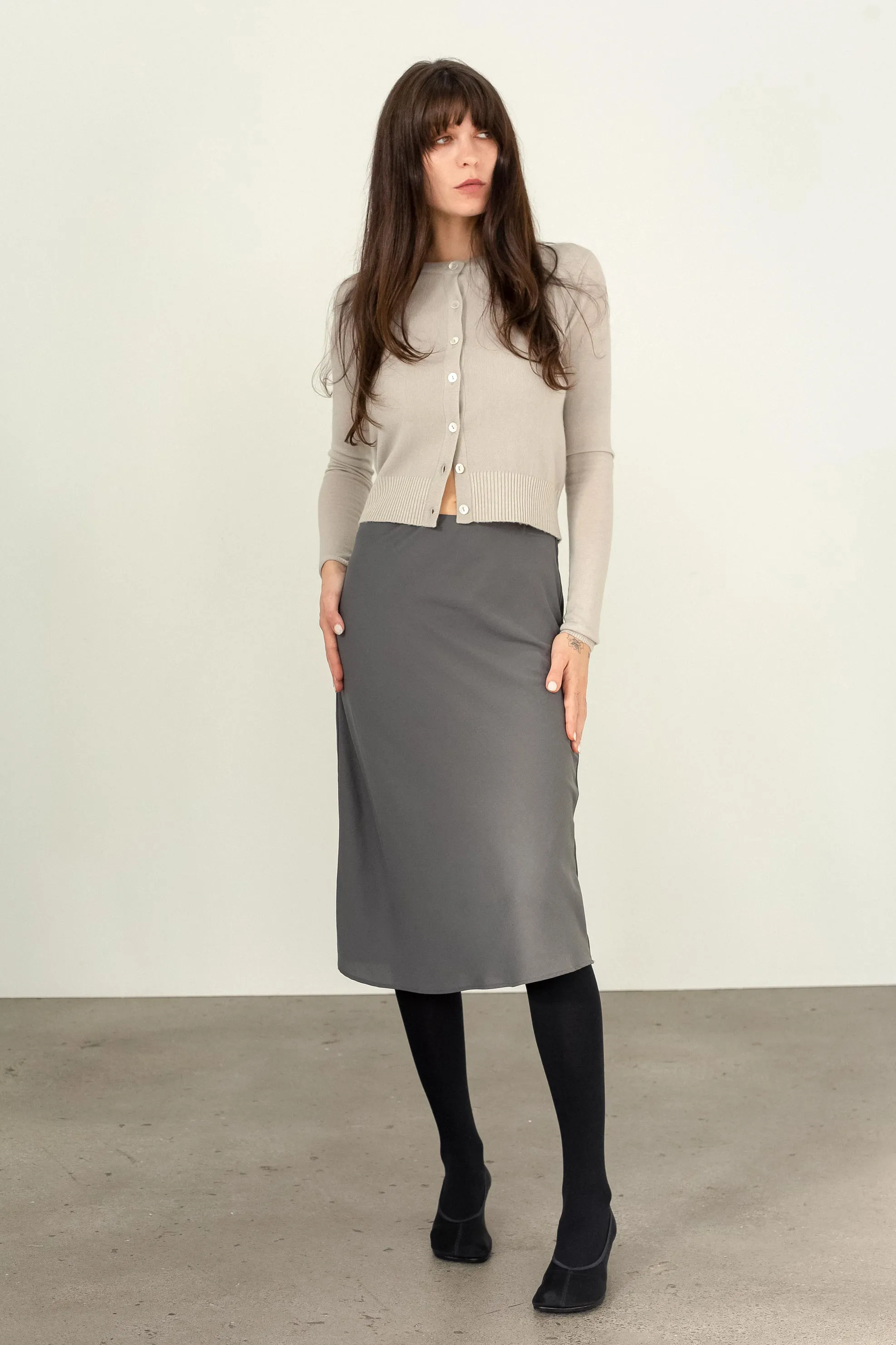 Morella Tencel Bias Skirt