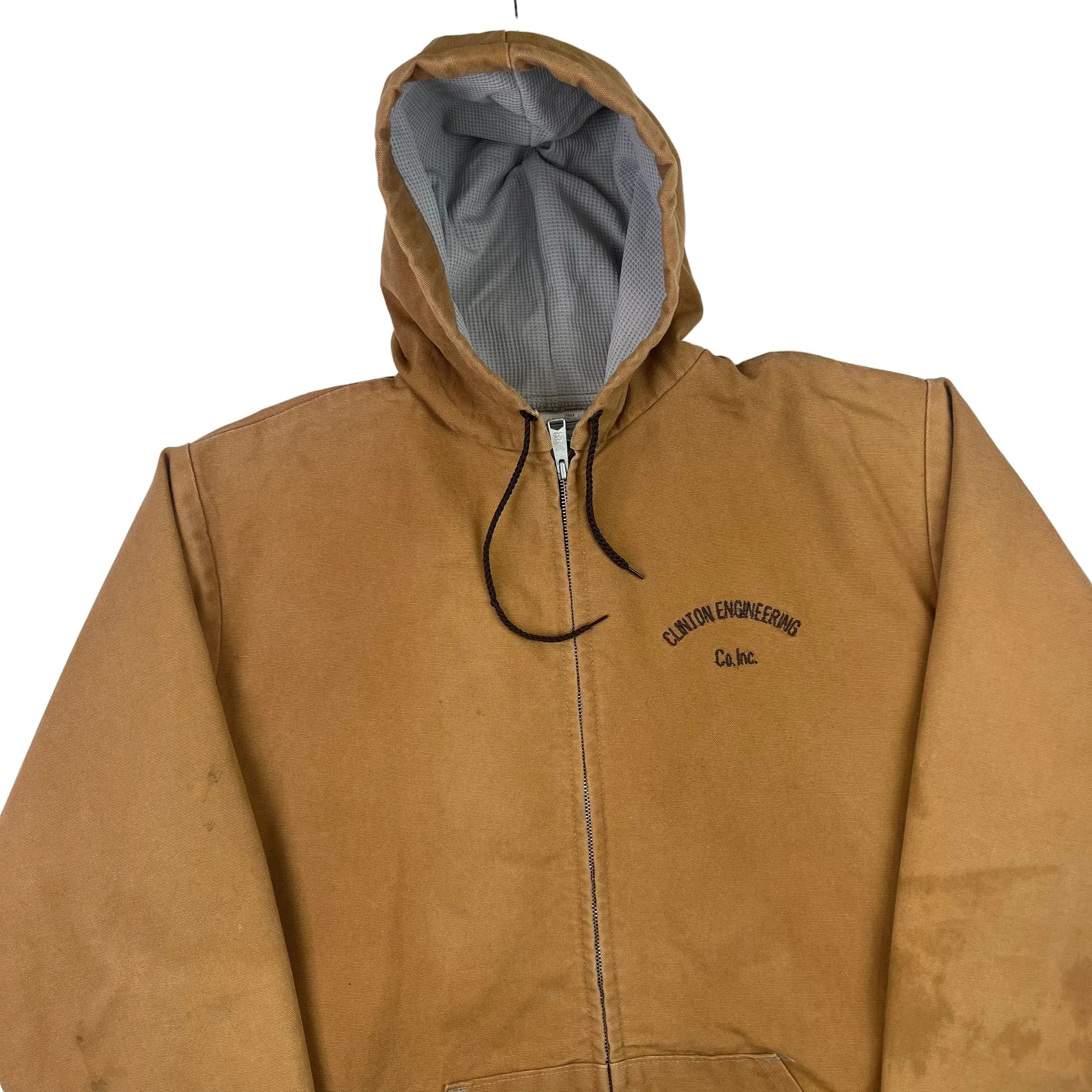 Muleskine Hooded Workwear Active Jacket Brown