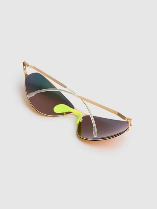 Mykita   032c Alpine metal sunglasses 