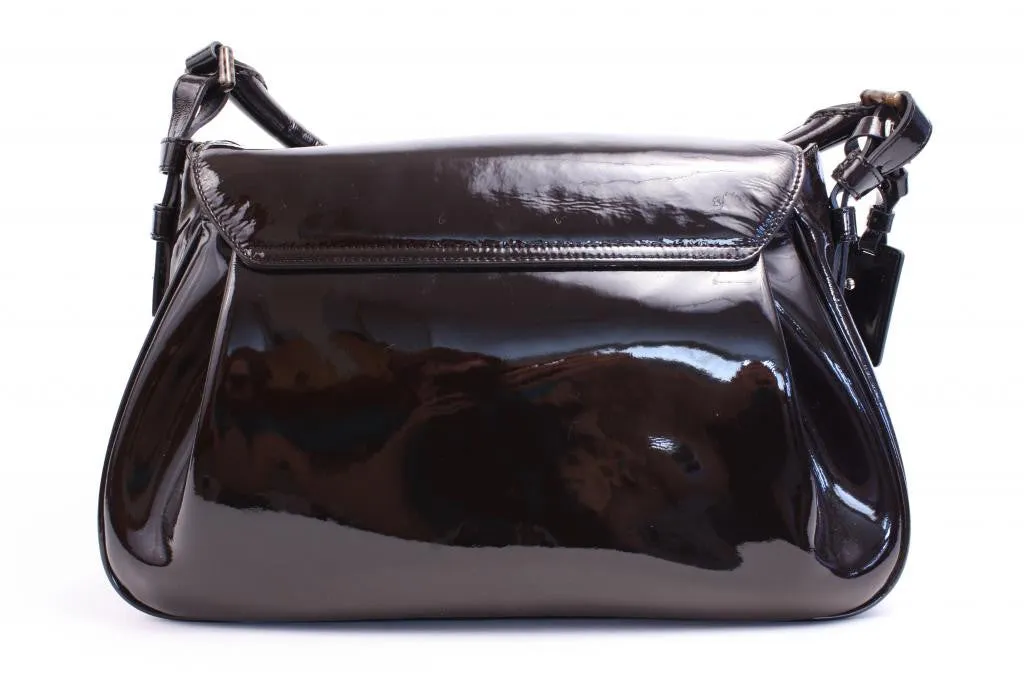 New FRATELLI ROSSETTI Patent Leather & Tortoise Handbag