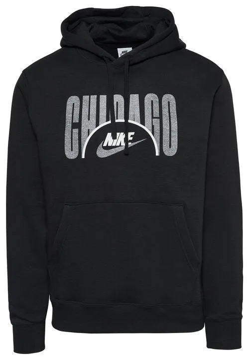 Nike Men's City Chicago Fleece Pull-Over Hoodie CQ7247-010