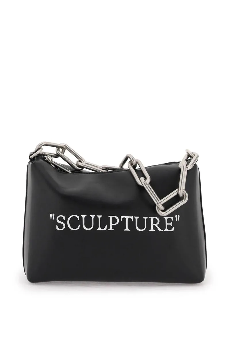 Off White    Off White Shoulder Bag With Lettering