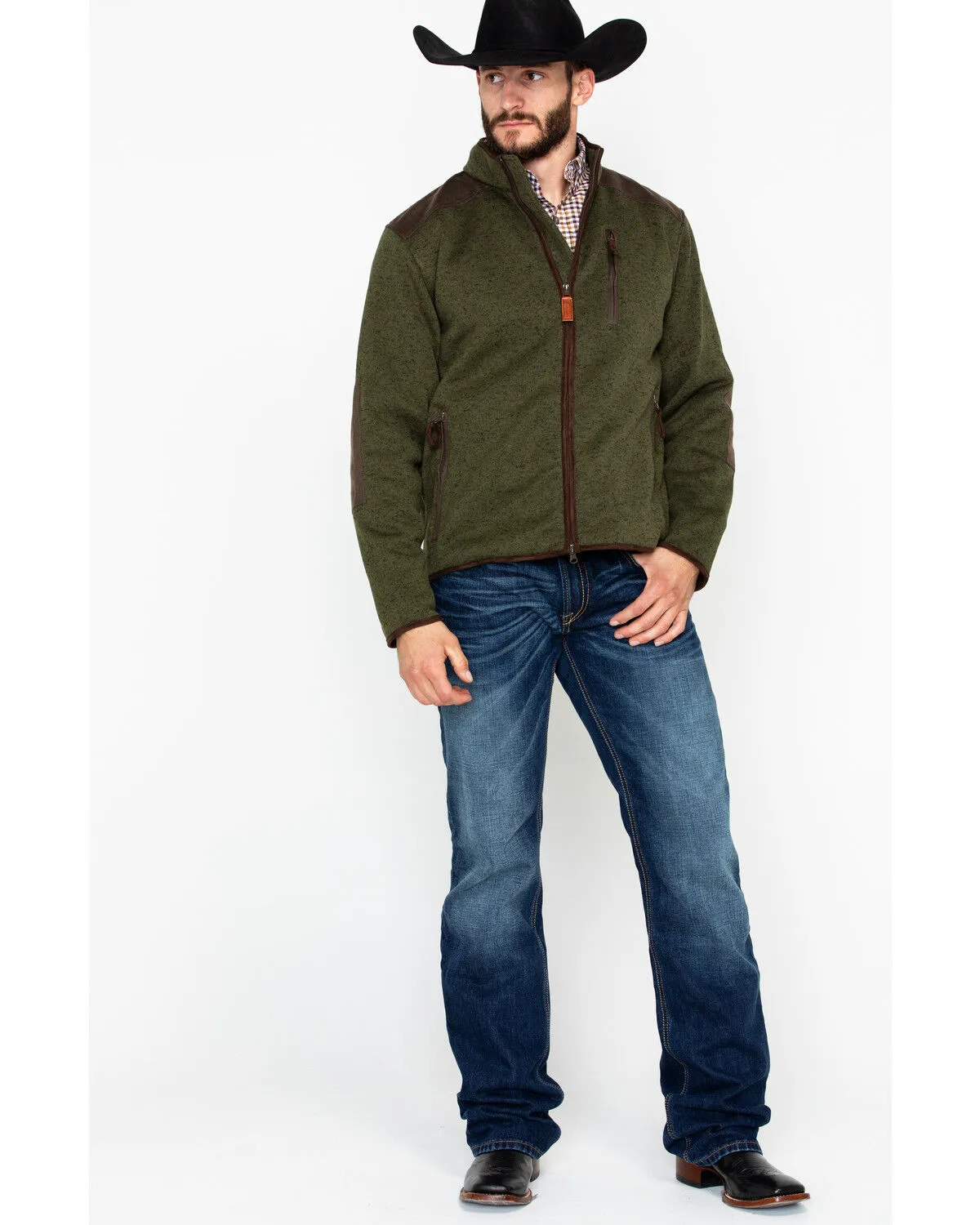 Outback Trading Co. Men's Garner Reinforced Zip-Up Jacket