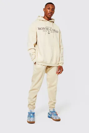 Oversized Monte Carlo Hooded Tracksuit