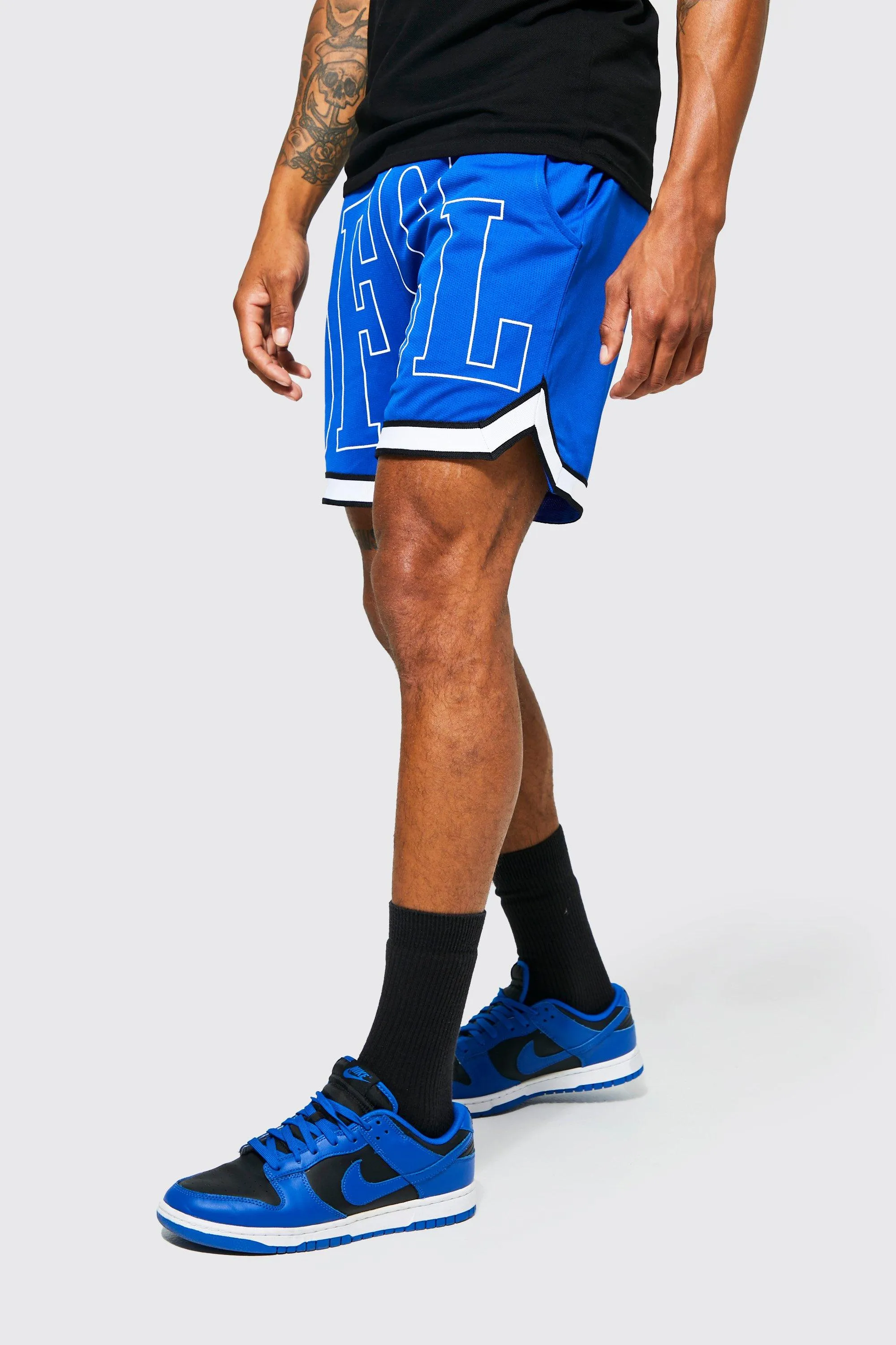 Oversized Ofcl Loose Fit Short Length Short | boohooMAN UK