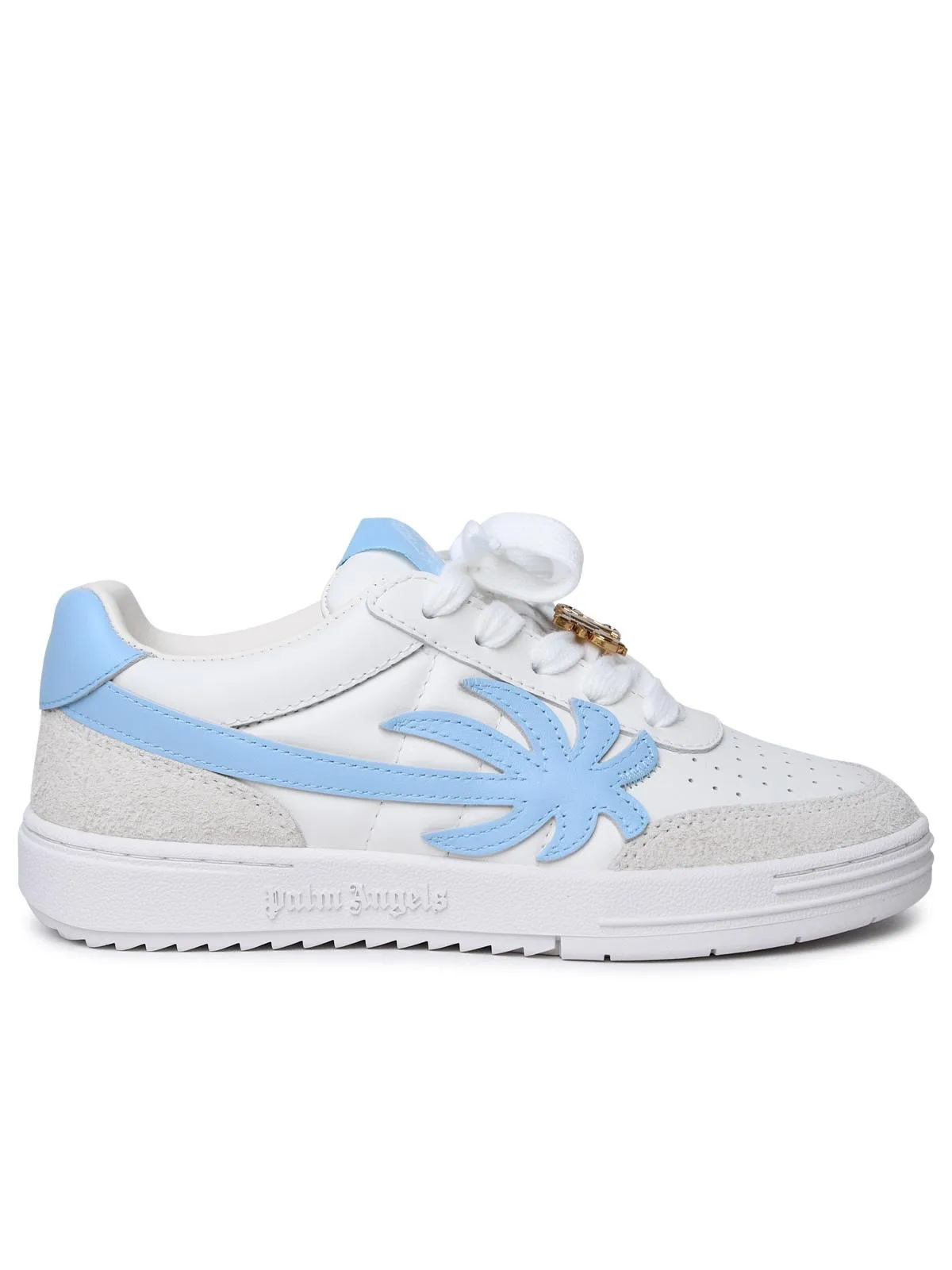 Palm Angels    Palm Angels 'Palm Beach University' White Lear Sneakers