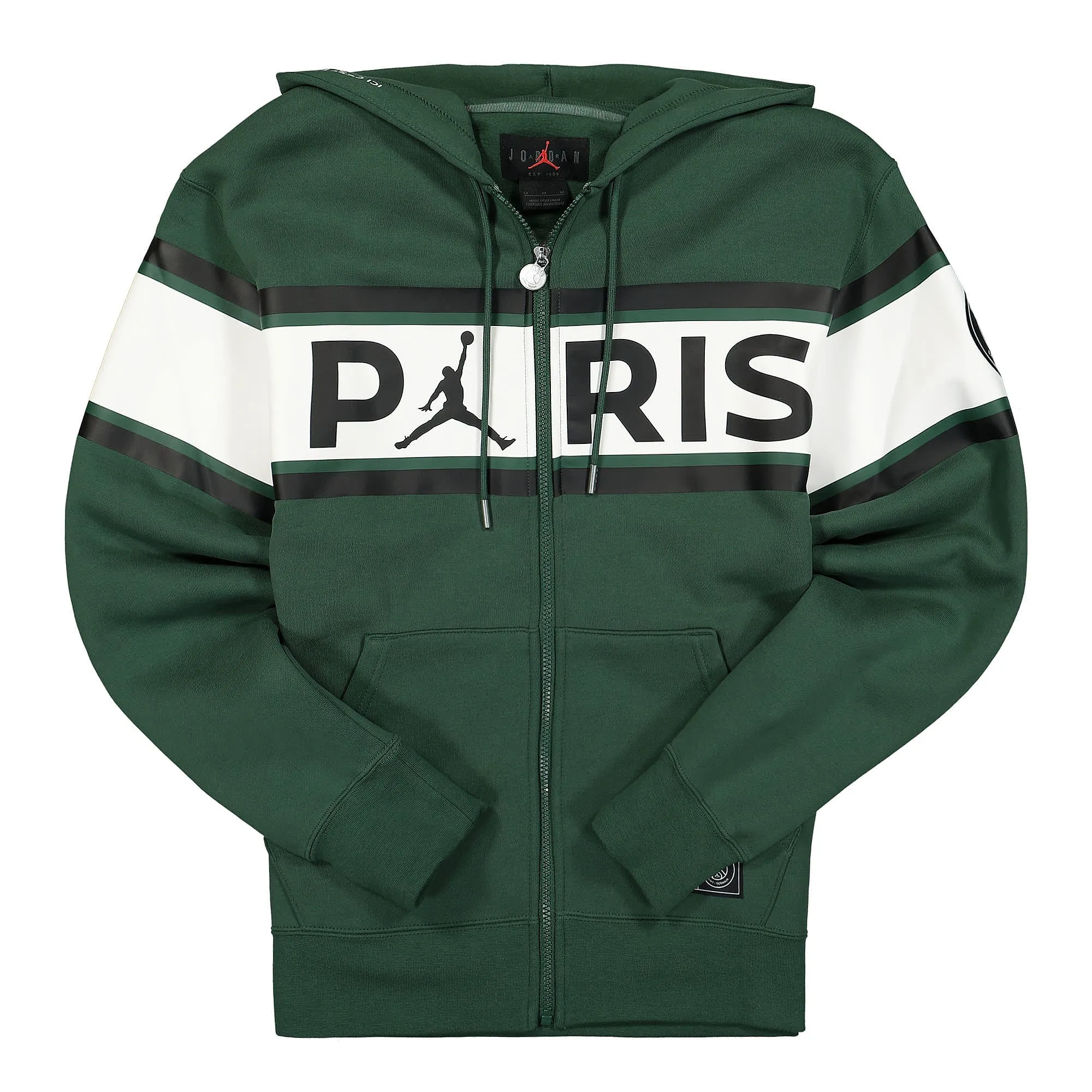 Paris Saint Germain x Air Jordan Full Zip Fleece Hoodie