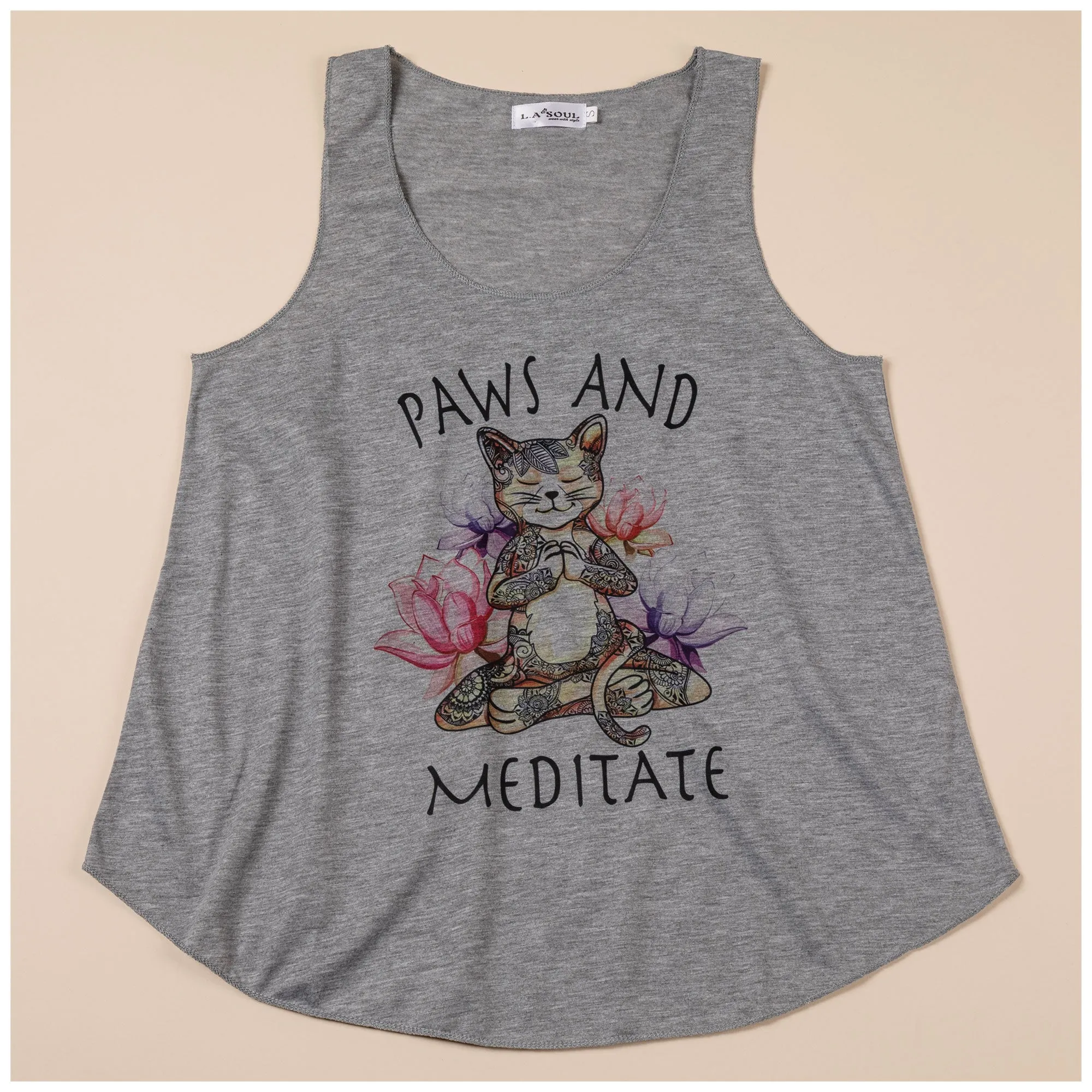 Paws To Meditate Tank Top