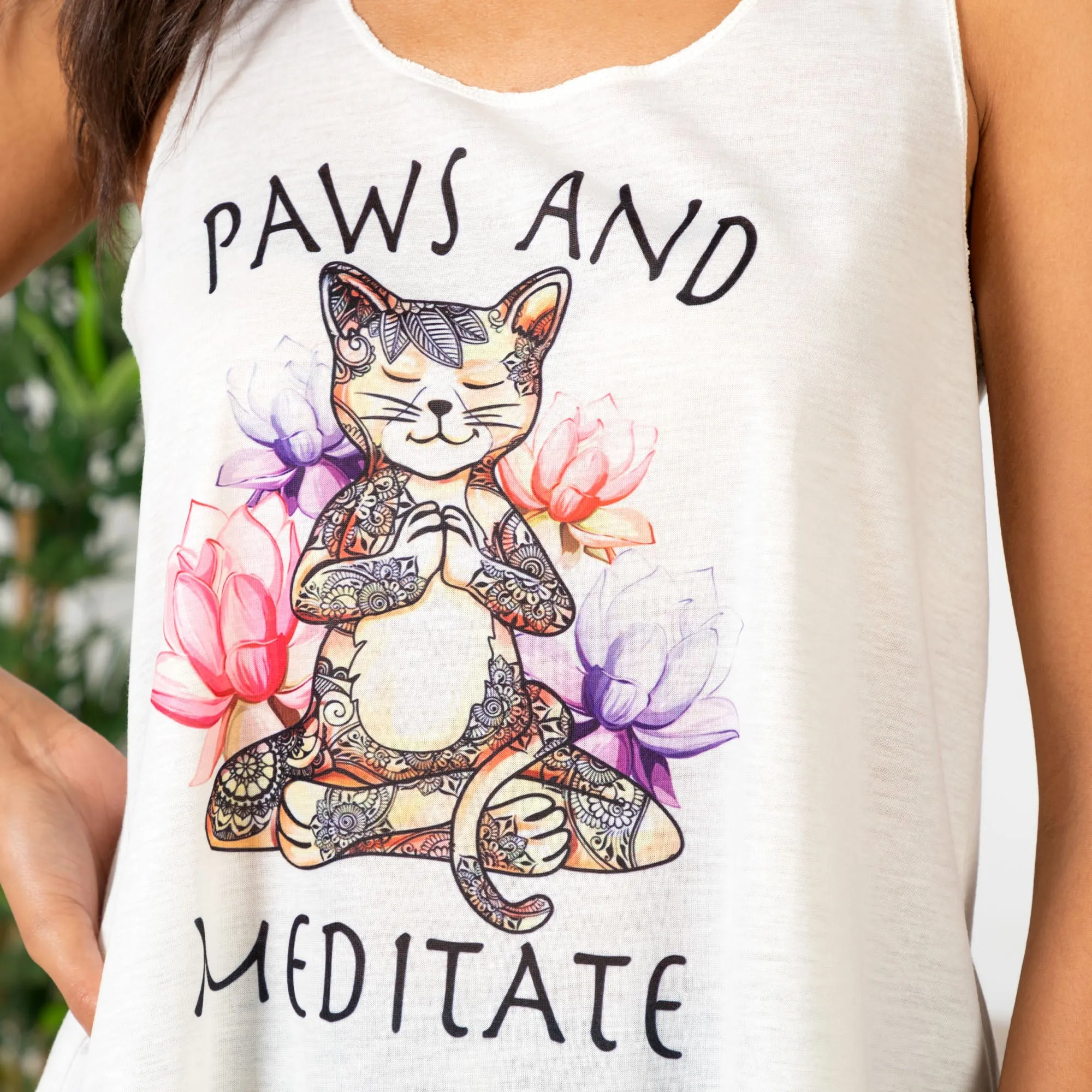 Paws To Meditate Tank Top