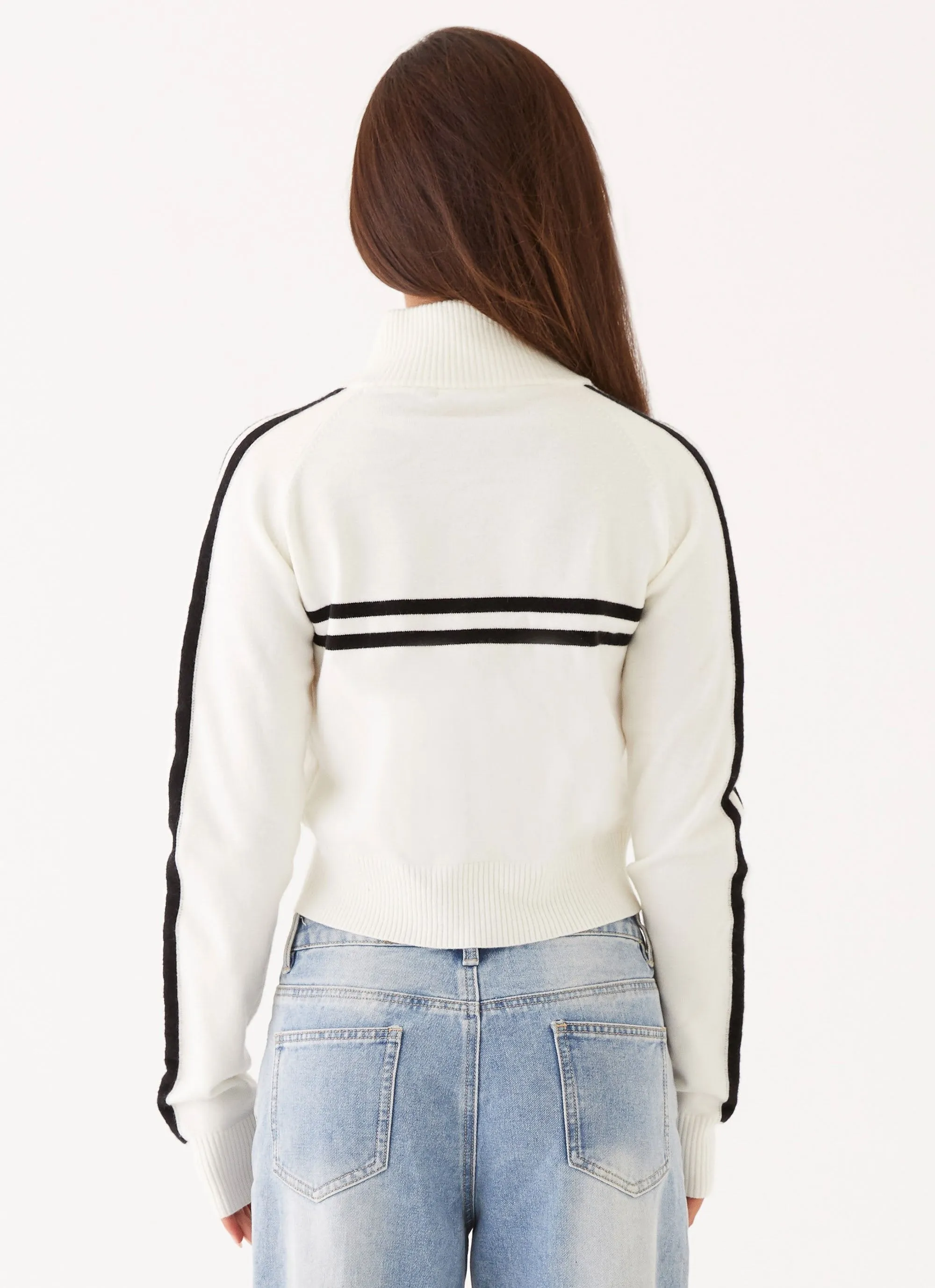 Peppermayo Exclusive - Training Season Zip Jacket - White