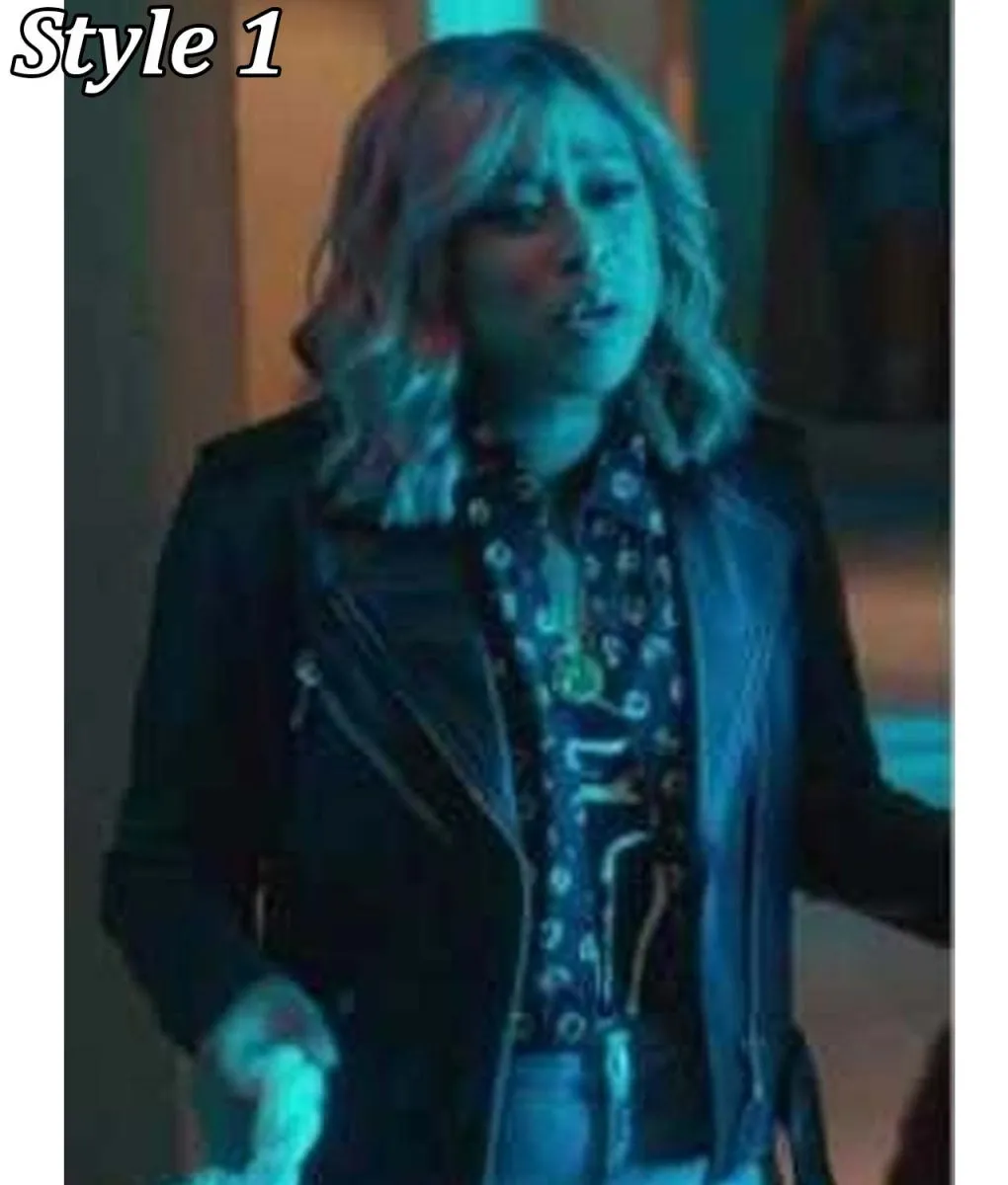 Phoebe Robinson Everything’s Trash Biker Black Leather Jacket