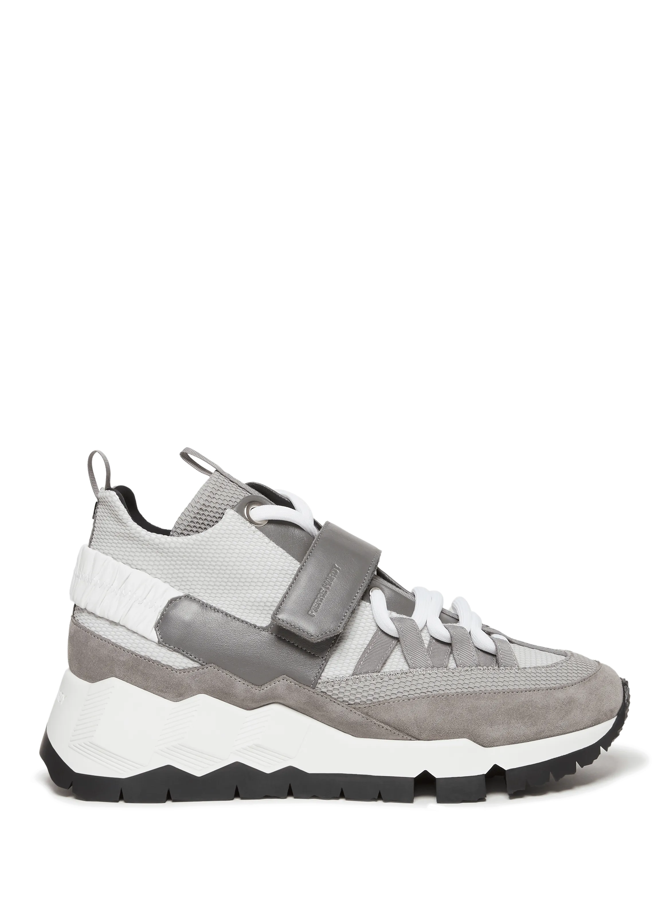 PIERRE HARDY  PHMC dual material Sneakers  - Grey