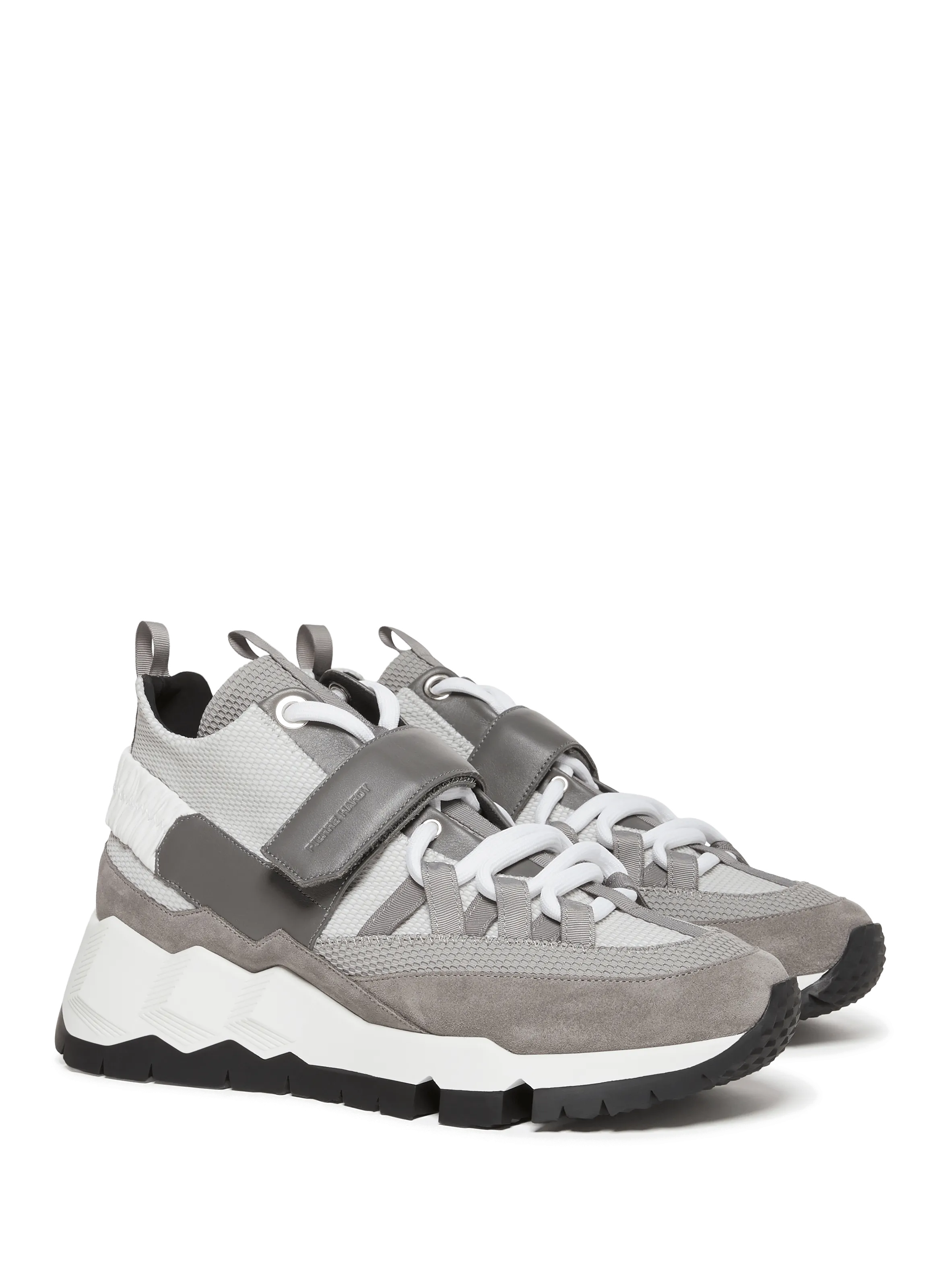 PIERRE HARDY  PHMC dual material Sneakers  - Grey