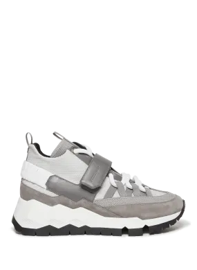 PIERRE HARDY  PHMC dual material Sneakers  - Grey