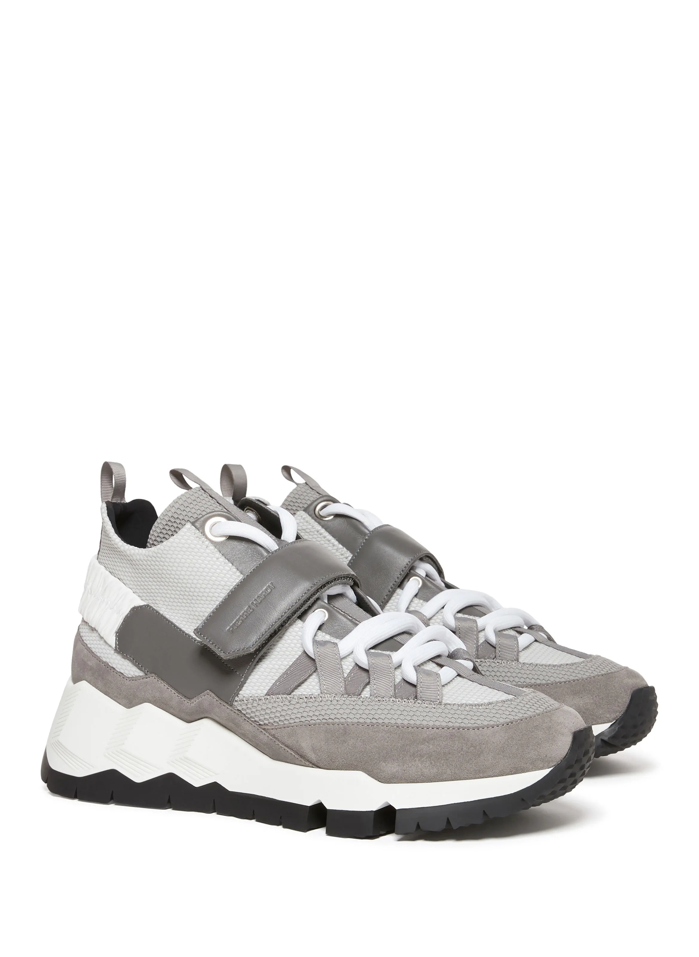 PIERRE HARDY  PHMC dual material Sneakers  - Grey