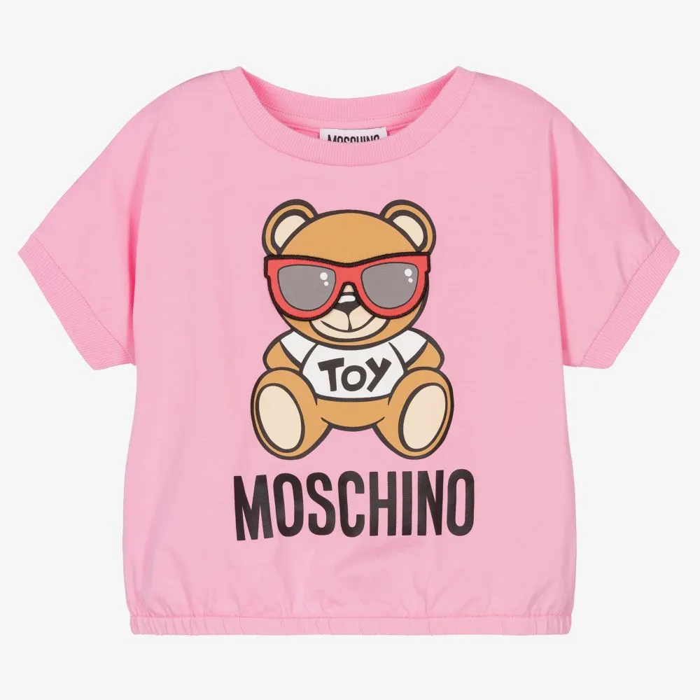 Pink Sunglasses Bear T-Shirt